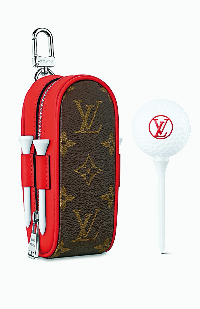 LOUIS VUITTON Monogram Golf Club Cover 2Set LV Auth bs3281 Cloth
